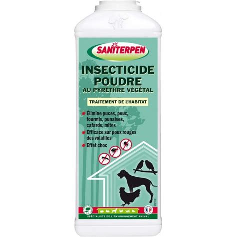 Saniterpen Insecticide Poudre Au Pyrethre Vegetal