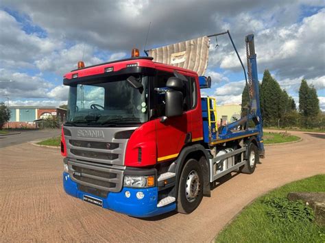 Scania P Ton Skip Loader For Sale Geoff Sipson Commercials Ltd