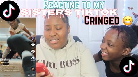 Reacting To My 11 Year Old Sister Cringy Tiktoks Never Again Youtube