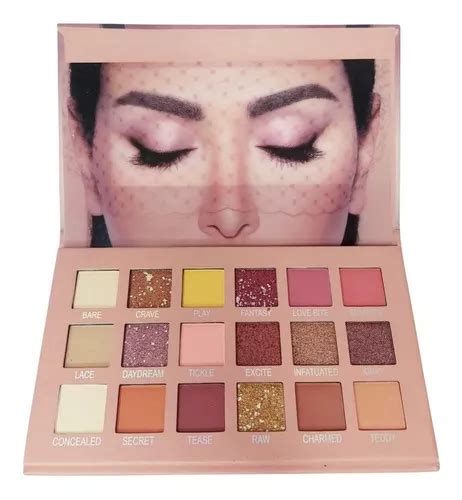 Paleta De Sombras Nude New 18 Tonos Color De La Sombra 18 Colores En