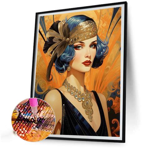 5d Diamond Painting Kits For Adults Attractive Woman Diy Full Drill Crystal Rhinestone Arts And