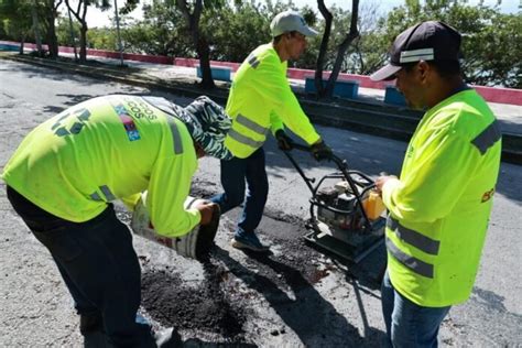 Isla Mujeres Avanza En Trabajos De Bacheo Para Mejorar Vialidades