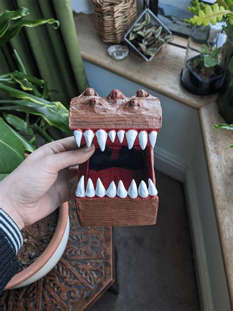 I made a mimic! [Art] : r/DnD