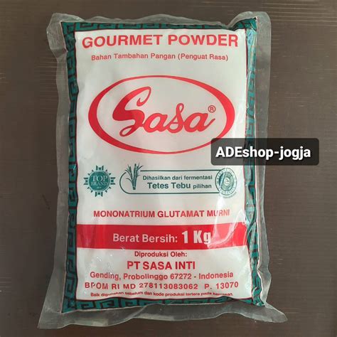 Sasa Msg Kg Gourmet Seasoning Powder Micin Mecin Vetsin Pecin Shopee