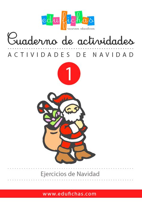 Cuaderno De Ejercicios De Navidad Cuadernos Para Ni Os