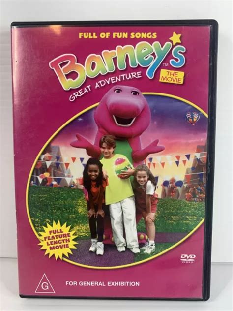 Dvd Barneys Great Adventure The Movie 1998 Region 4 Free Post