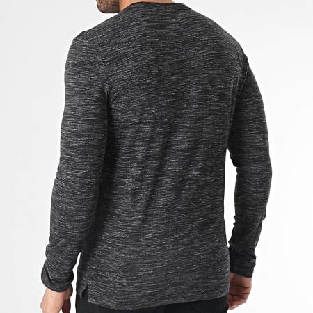 Tom Tailor Tee Shirt Manches Longues 1033930 XX 12 Gris Anthracite