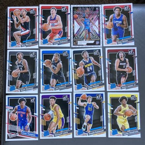 Panini Donruss Basketball Rookies Parallels Inserts Pick Your