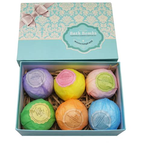 Bath Bombs Ultra Lush T Set By Natural Spa 6 Xxl All Natural