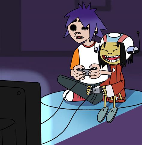 Gorillaz Noodle And 2d