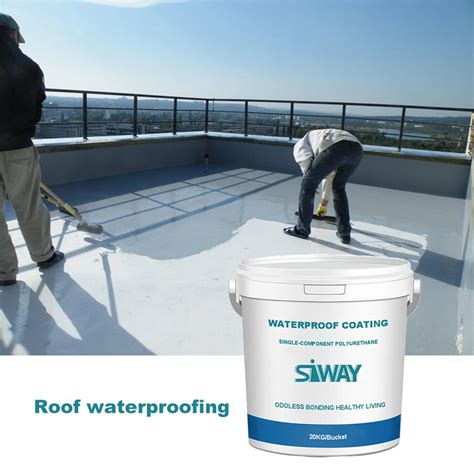 Solvent Based One Component Polyurethane Pu Waterproof Coating For