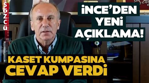 Muharrem İnce den Yeni Videolu Mesaj Kaset Kumpası İddialarına Çok