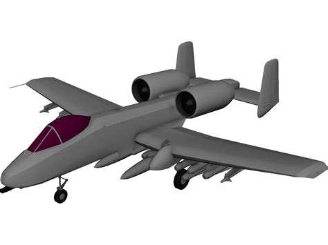 A-10 Warthog 3D Model - 3DCADBrowser