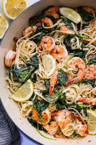 Lemon Garlic Parmesan Shrimp Pasta The Recipe Critic