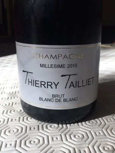 Thierry Tailliet Blanc De Blanc Brut Champagne Vivino US