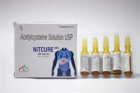 Nitcure Ml Acetylcysteine Injection Bp Mg Ml For Hospital At Rs