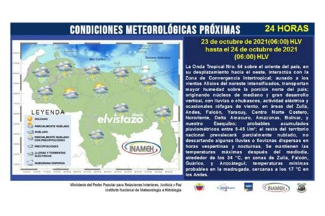 La Onda Tropical Nº 64 Se Desplaza Por El Oriente Del País Este Fin De