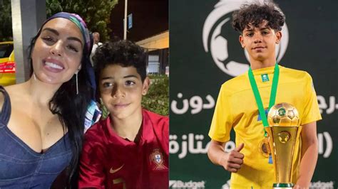 Georgina Rodriguez Lauds Cristiano Ronaldo Jr For Winning U13 Saudi League Crown, Says ''Mini ...