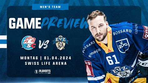 Game Preview ZSC Lions Vs EVZ EV Zug