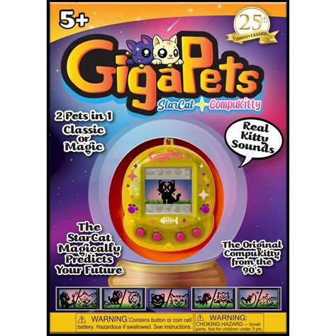 Giga Pets Compukitty And Starcat Digital Pet Toy Upgraded