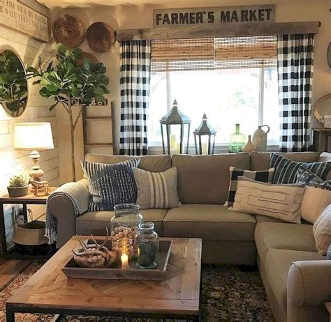 47 Cozy Farmhouse Living Room Makeover Decor Ideas Modern Farmhouse