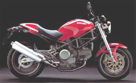 Ducati 750 Monster I E 2002 Datos Técnicos Poder Par El Consumo De