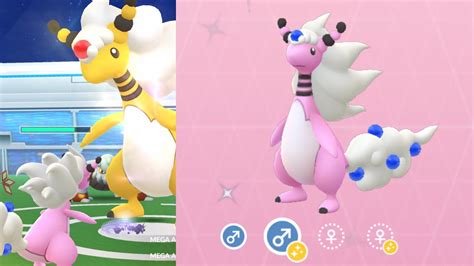 Mega Ampharos Raid Shiny Mega Ampharos Evolution In Pokémon Go Youtube