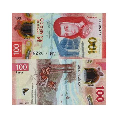 Billet De Banque Collection Mexique PK N 999 100 Pesos La Maison