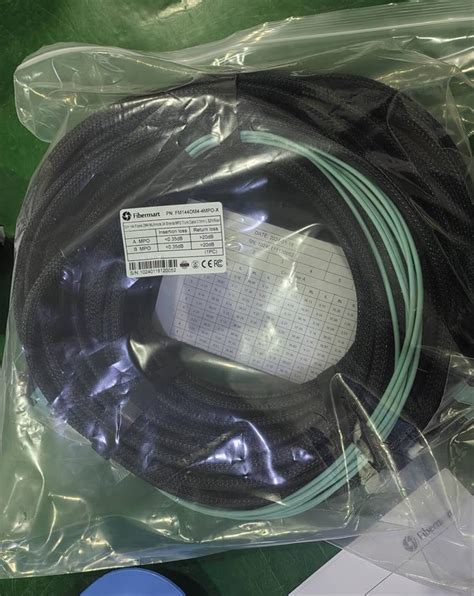 Fibers Om Multimode Strands Mpo Trunk Cable Mm Lszh Riser