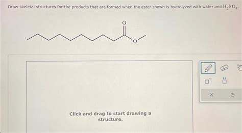 Solved Draw Skeletal Structure For The Products That Are Chegg