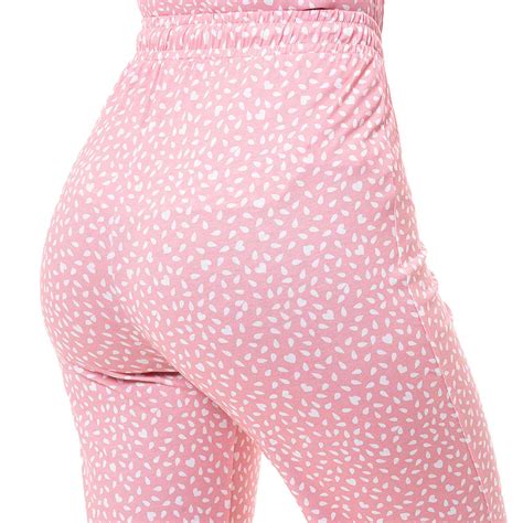 Ripley PIJAMA PANTALÓN ALGODÓN MUJER PIONIER ROSADO PRISCILA