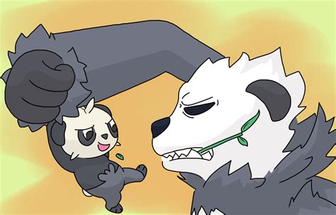 Pokemon Pancham And Pangoro