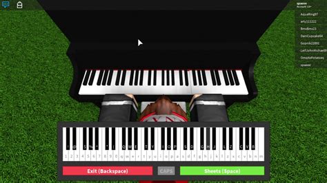 Among Us Roblox Piano Sheet