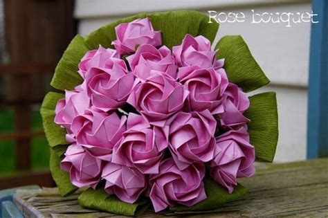 How To Make a Origami Paper Rose Bouquet - K4 Craft Community