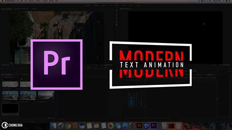 Modern Text Animation Adobe Premiere Pro Tutorial By Chung Dha Youtube