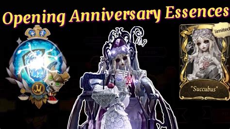 Opening Anniversary Essences Limited S Tier “succubus” Showcase Identity V 3rd Anniversary