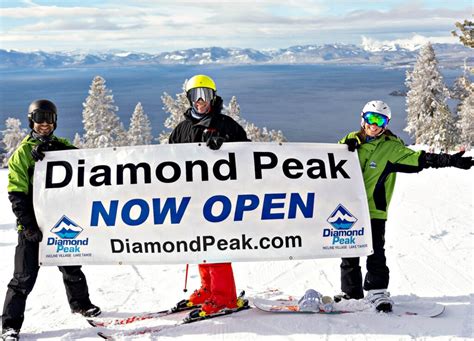 Diamond Peak ski resort opens with fresh snow