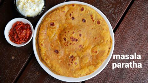 Masala Paratha Recipe Spicy Paratha How To Make Masala Parantha