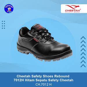 Promo Cheetah Safety Shoes Rebound 7012H Hitam Sepatu Safety Cheetah