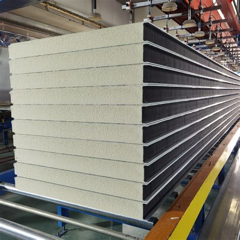 Soundproof Insulated Steel Mm Pir Pu Pur Sandwich Panel Isolation