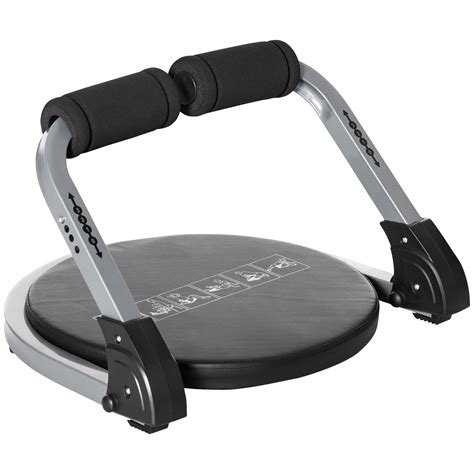 Homcom Appareil Abdominaux Crunch Musculation Compact Et Pliable