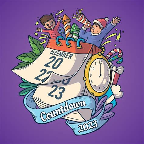 New Year Countdown Celebration Concept 15276109 Vector Art at Vecteezy