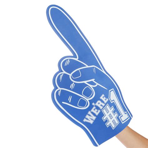 2 Pack Blue Foam Fingers 1 Its Goin Down For Sports Fan Accessories