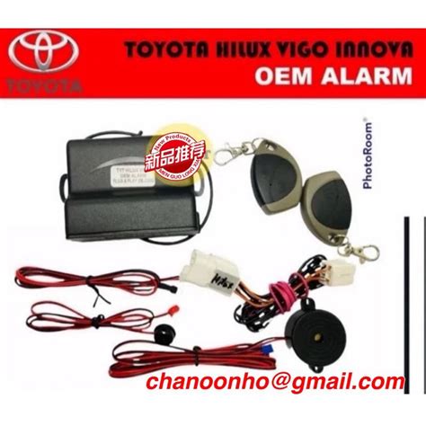 Toyota Hilux Vigo Innova Oem Plug Play Car Alarm Shopee