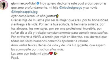 Gian Marco Dedica Emotivo Mensaje A Su Hija Y A Su Novia Por Su Primer