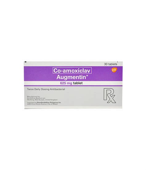 Augmentin 625mg Tablet - Rose Pharmacy Medicine Delivery