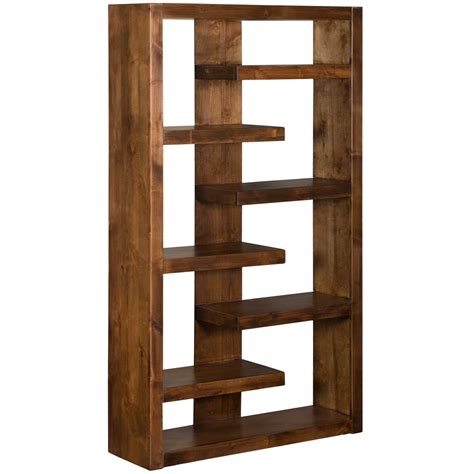 Sausalito Whiskey 72 Open Bookcase Sl6972wky Legends Home