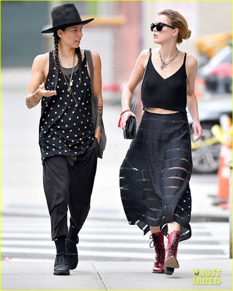 Amber Heard Ex Girlfriend Tasya Van Ree Meet Up In Nyc Photo