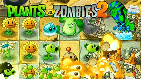 Plants Vs Zombies 2 Gameplay Walkthrough Ancient Egypt Days 1 5