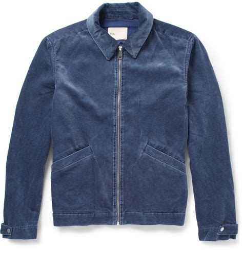 Lyst Folk Corduroy Jacket In Blue For Men